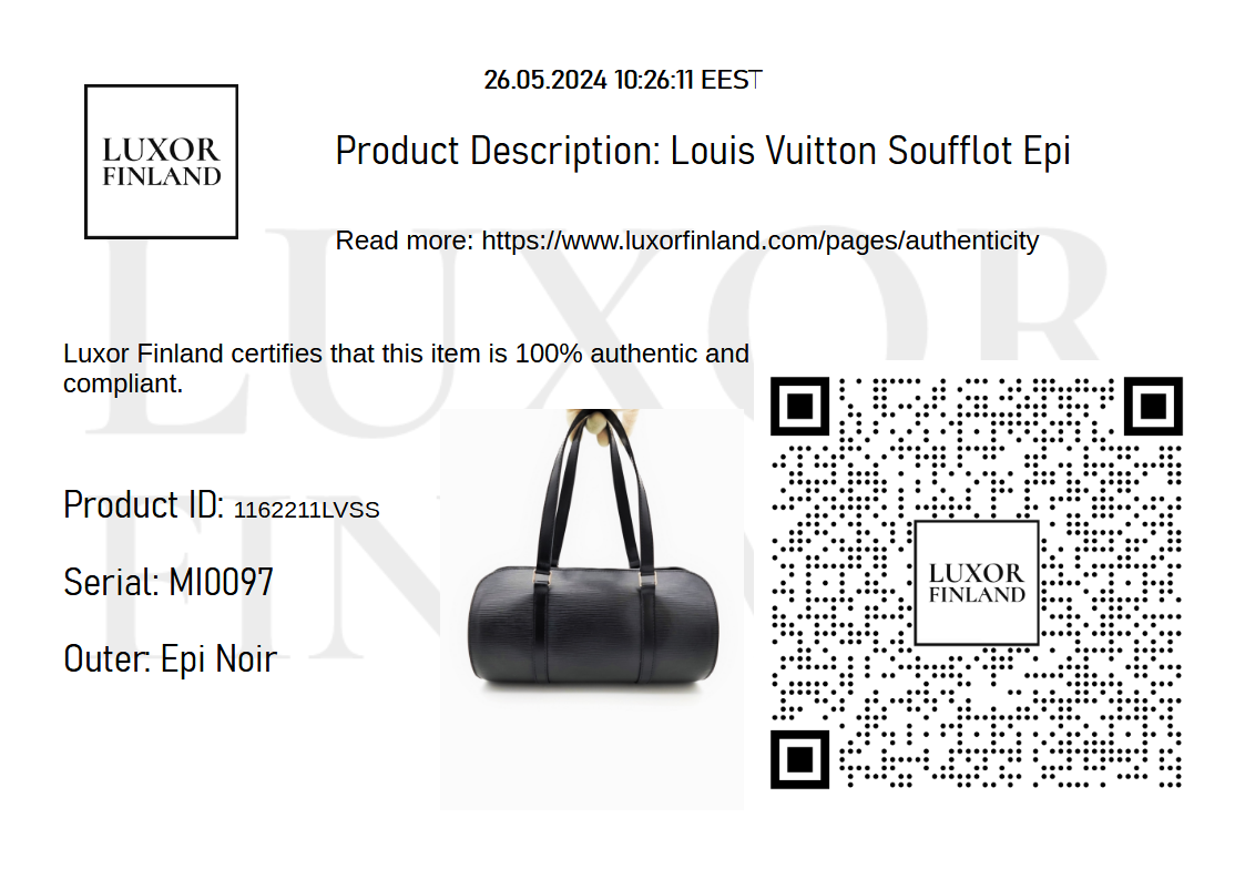 Louis Vuitton Soufflot Epi