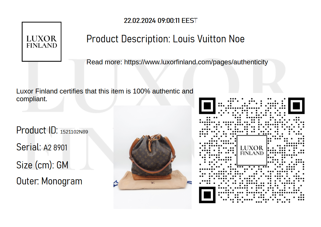 Louis Vuitton Noe