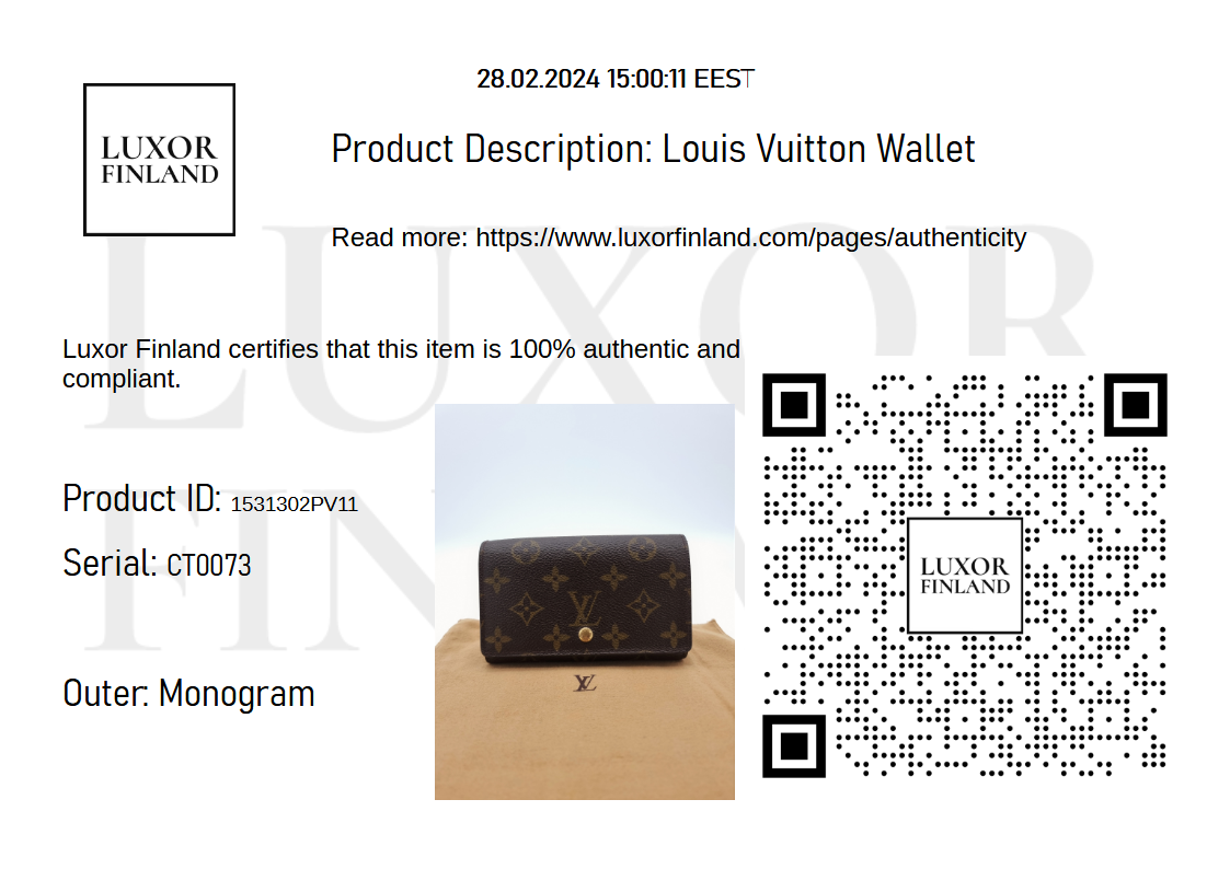 Louis Vuitton Lompakko