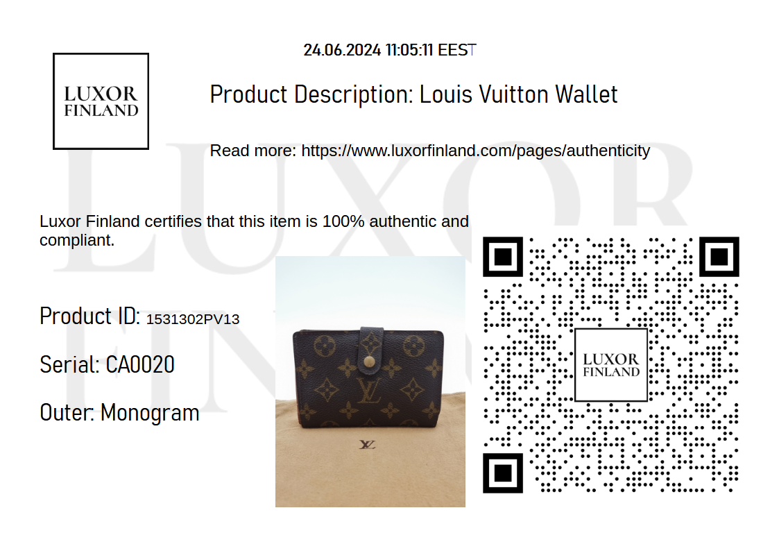 Louis Vuitton Lompakko