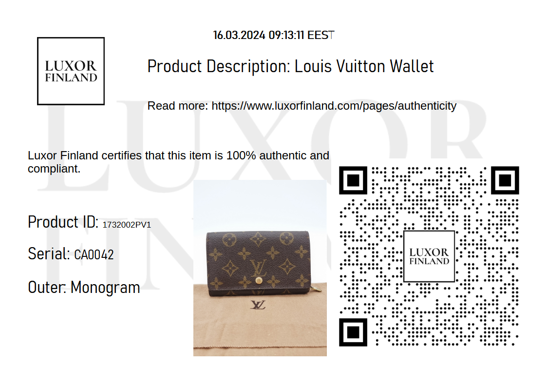 Louis Vuitton Wallet