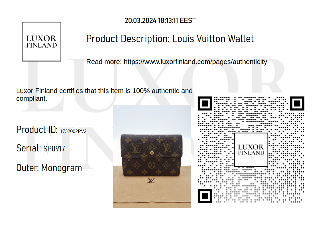 Louis Vuitton Lompakko