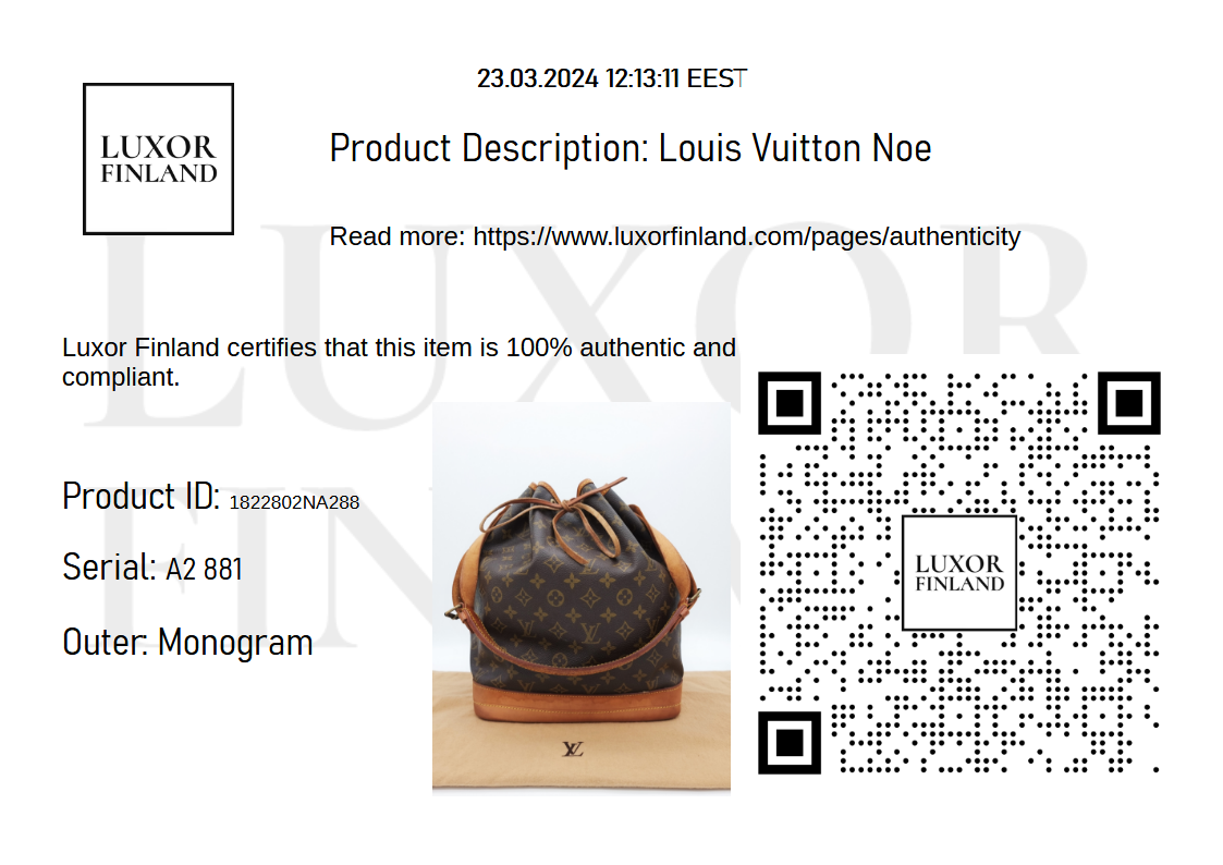 Louis Vuitton Noe