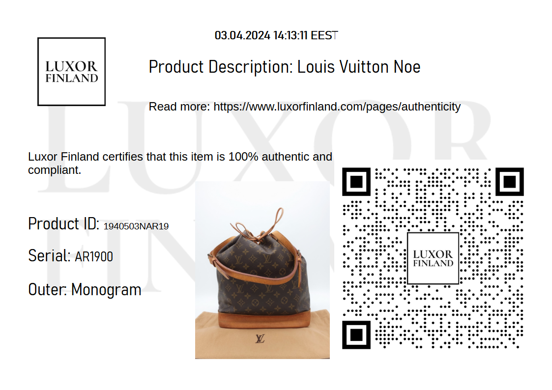 Louis Vuitton Noe