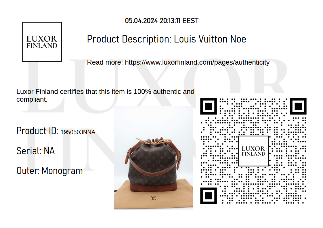 Louis Vuitton Noe