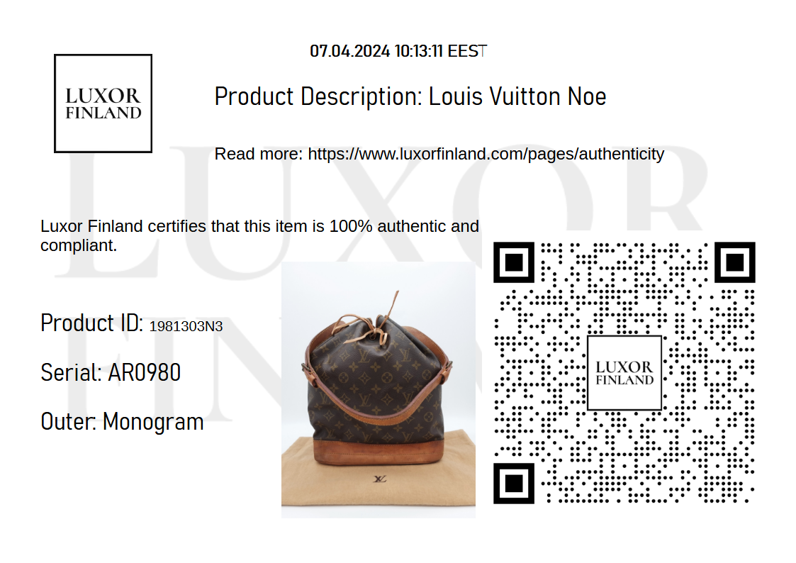 Louis Vuitton Noe