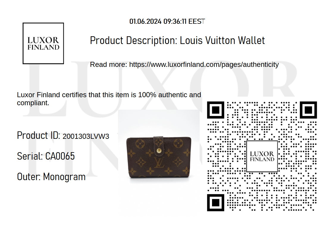 Louis Vuitton Lompakko