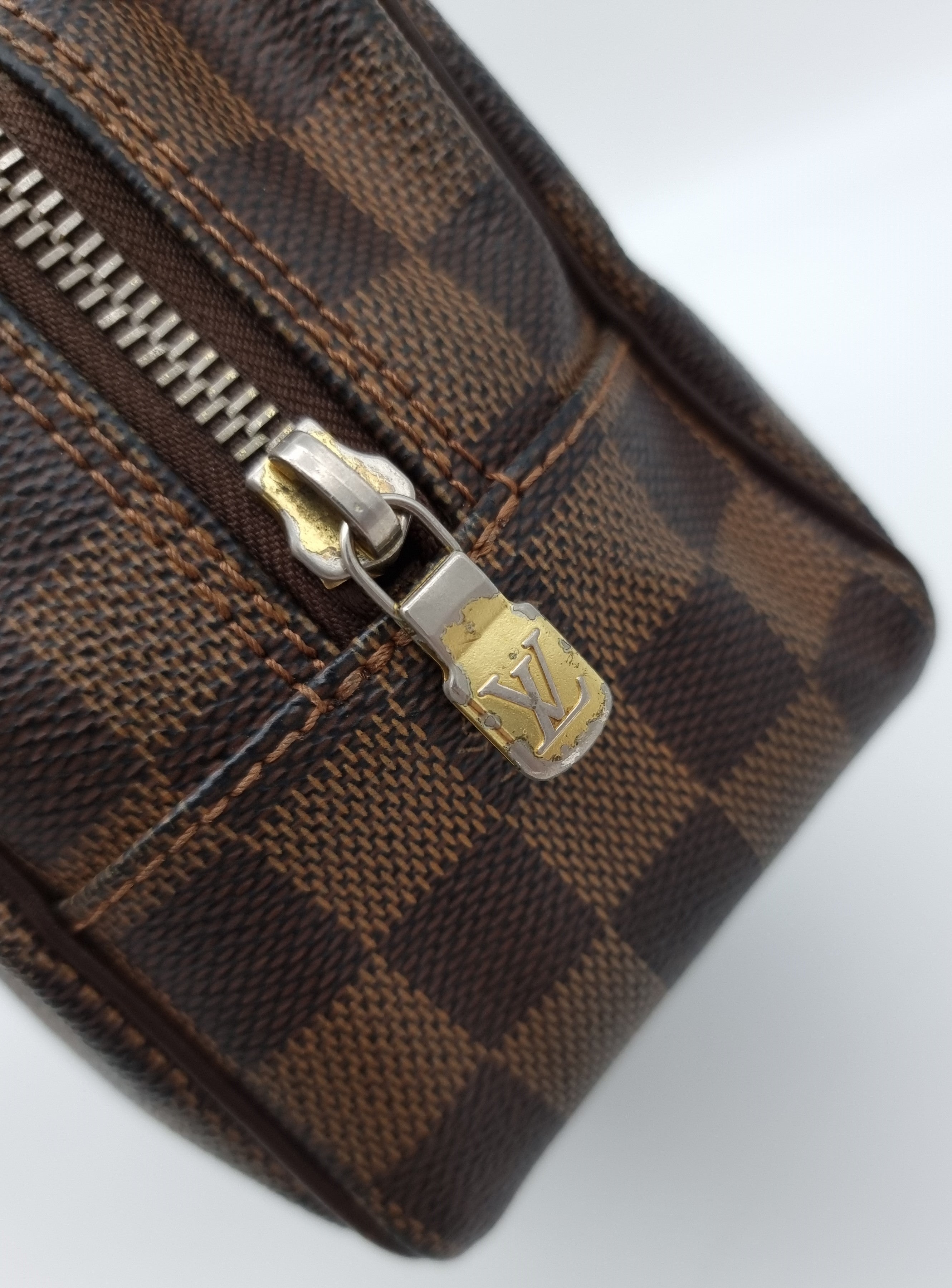 Louis Vuitton Damier Ebene Cosmetic Pouch GM