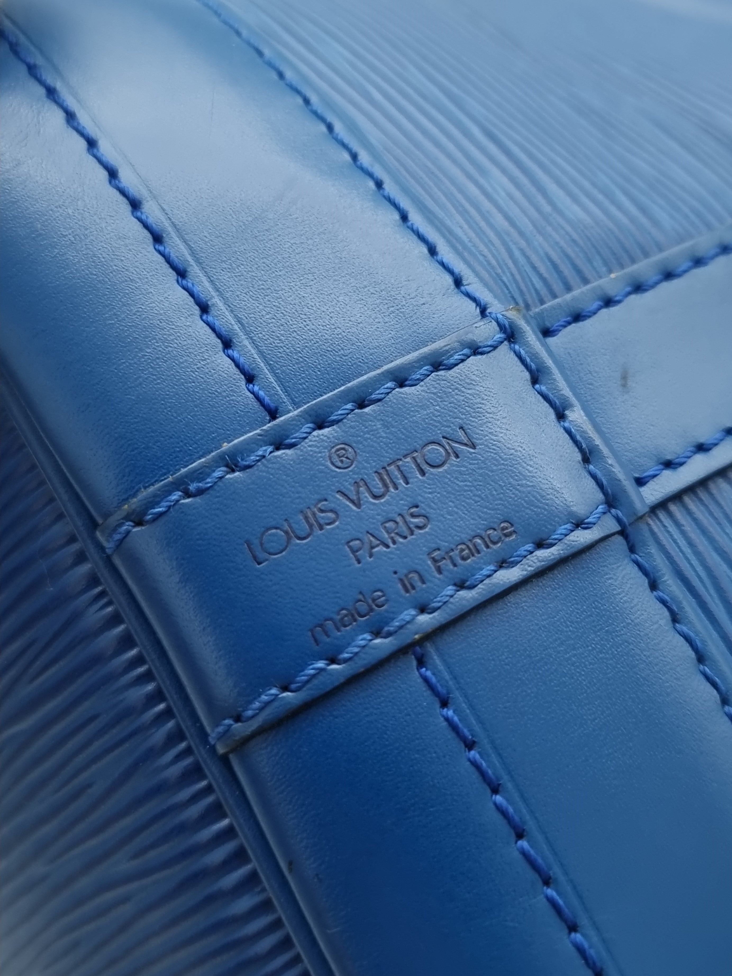 Louis Vuitton Noe Epi Blue