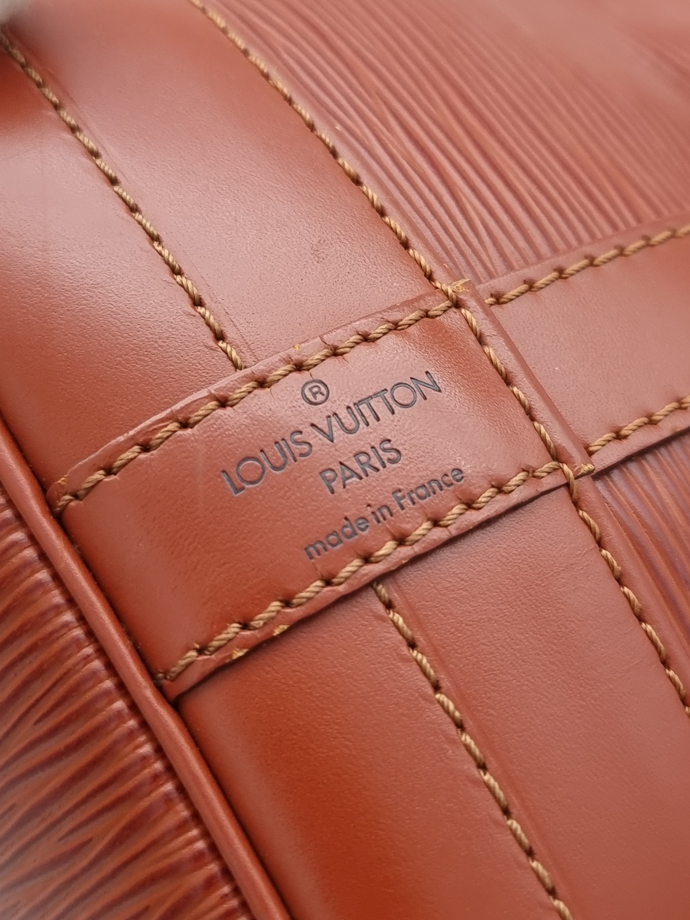 Louis Vuitton Noe Epi Brown