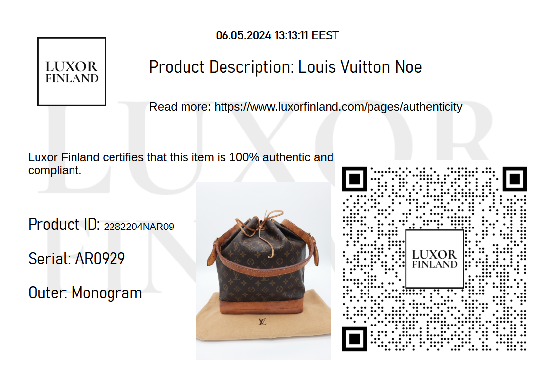 Louis Vuitton Noe