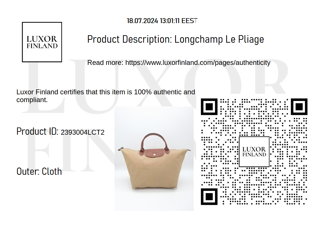 Longchamp Le Pliage Tote