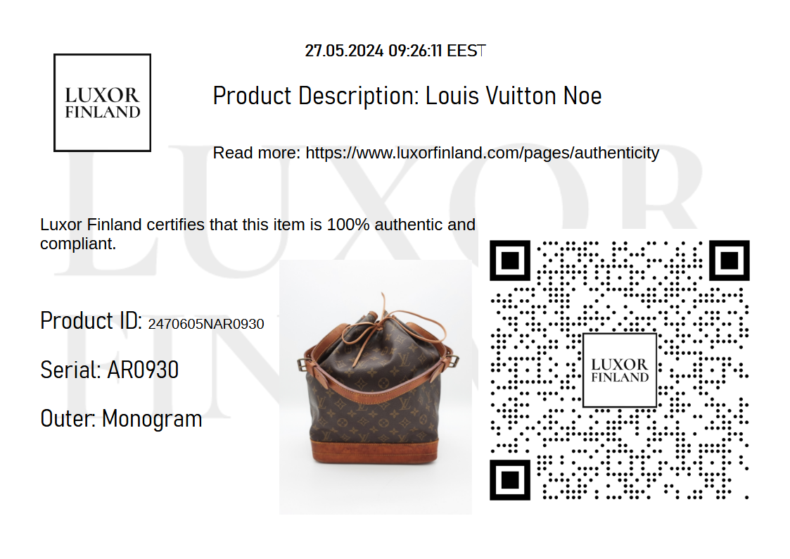 Louis Vuitton Noe