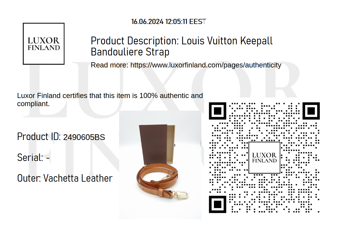 Louis Vuitton Bandouliere Hihna