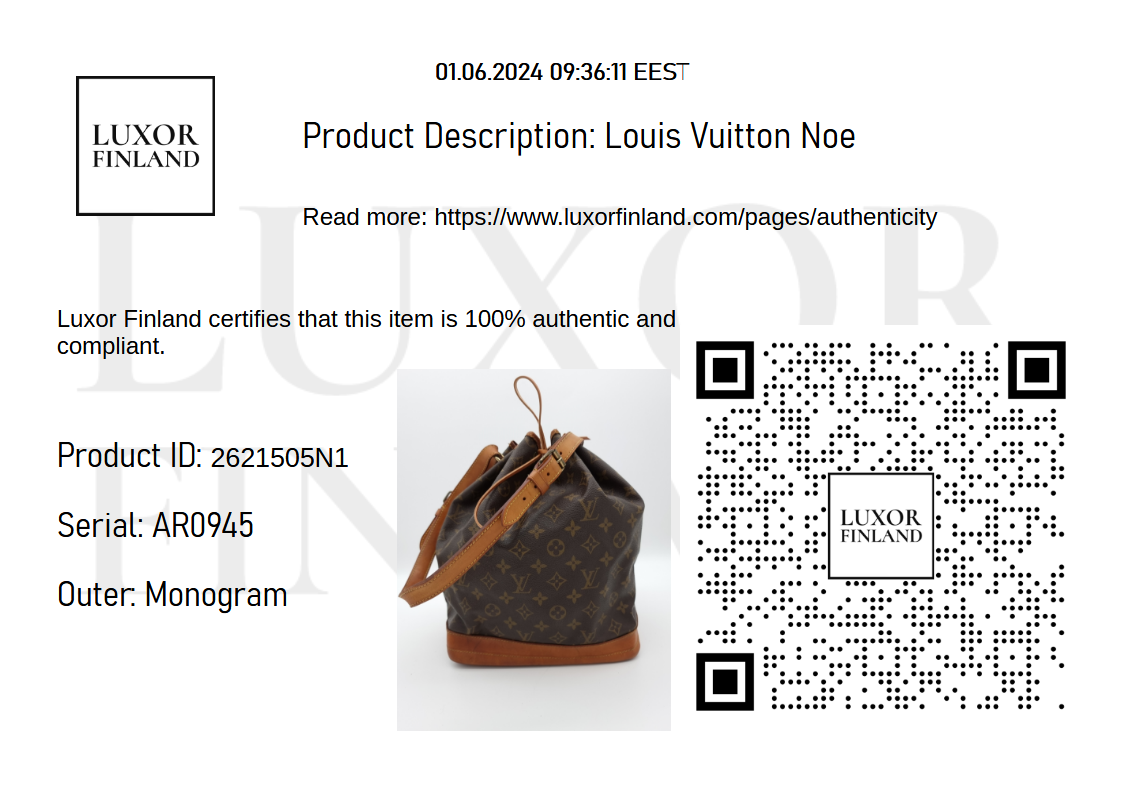 Louis Vuitton Noe