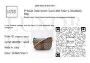 Gucci Web Sherry Crossbody Bag