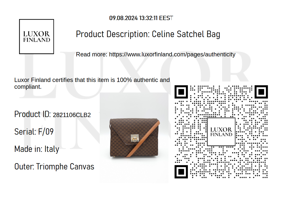 Celine Satchel Bag