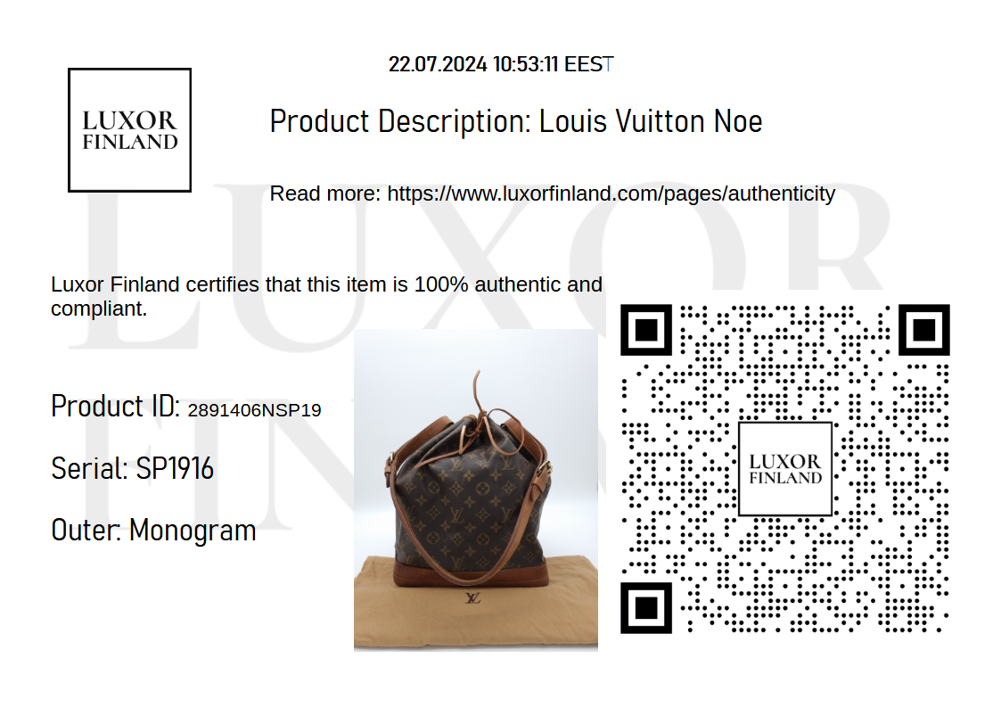 Louis Vuitton Noe