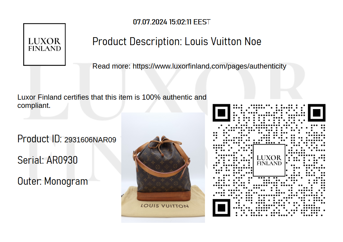 Louis Vuitton Noe