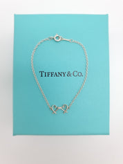 Tiffany & Co. Open Heart Hopeinen Rannekoru