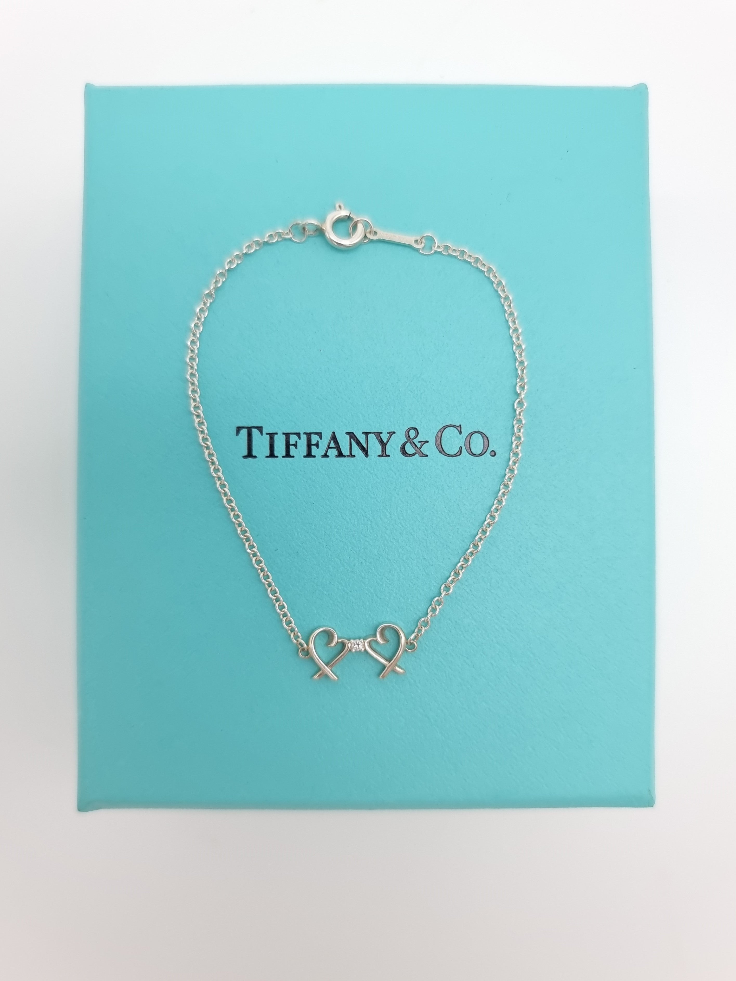 Tiffany & Co. Open Heart Hopeinen Rannekoru