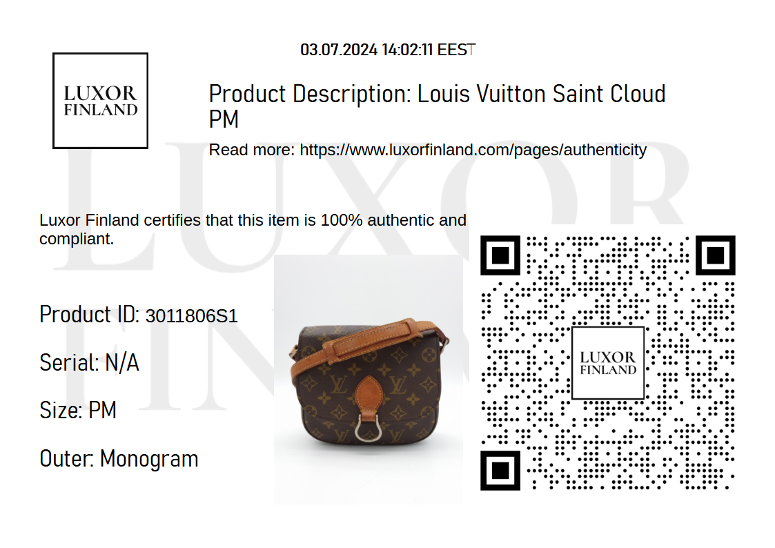 Louis Vuitton Saint Cloud MM