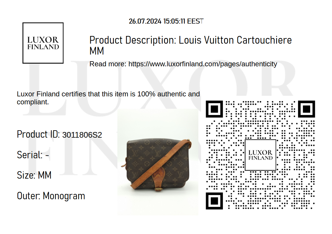 Louis Vuitton Cartouchiere MM