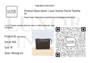 Louis Vuitton Toiletry Pouch 19