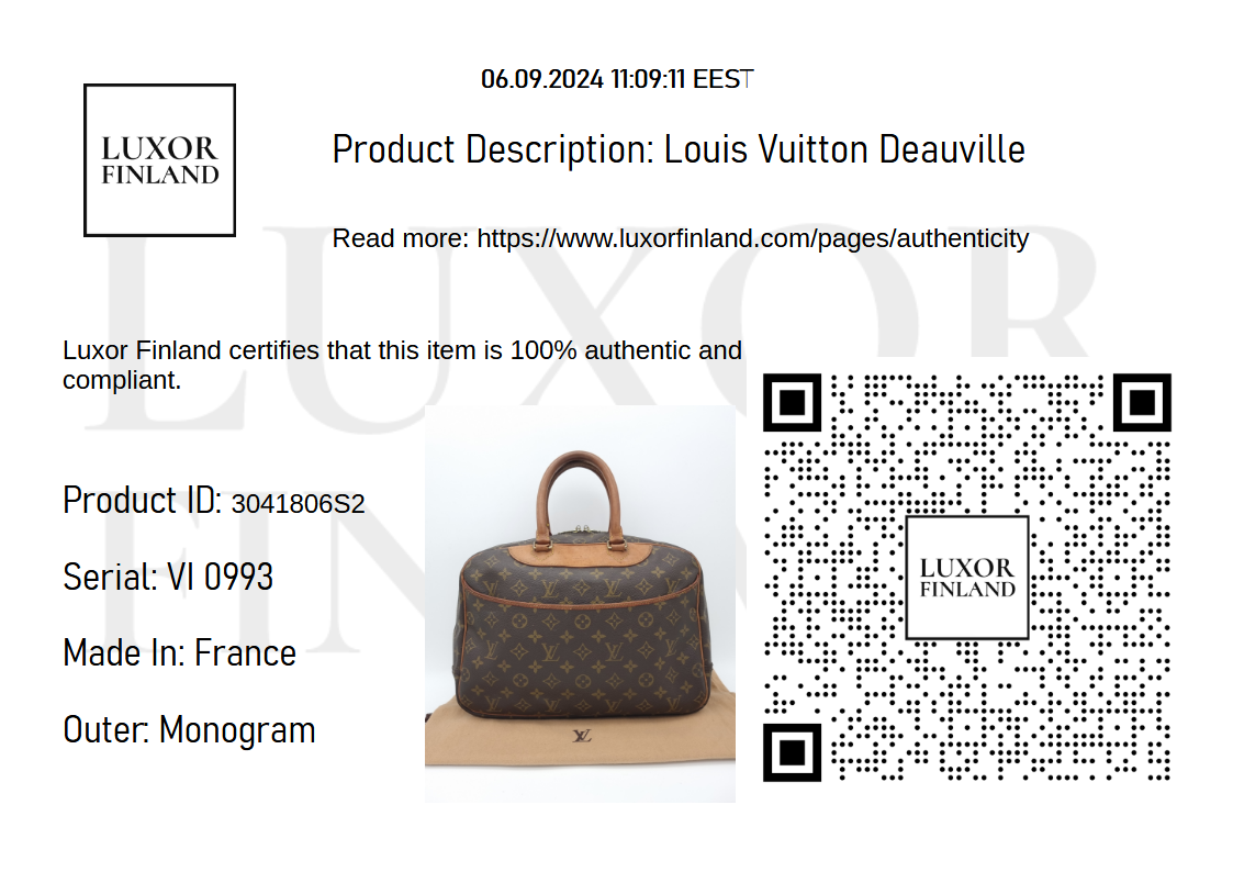 Louis Vuitton Deauville