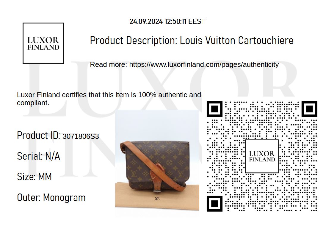 Louis Vuitton Cartouchiere MM