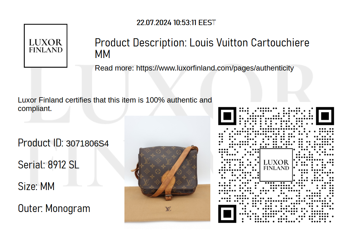 Louis Vuitton Cartouchiere MM