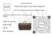 Louis Vuitton Keepall 55