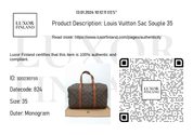 Louis Vuitton Sac Souple 35