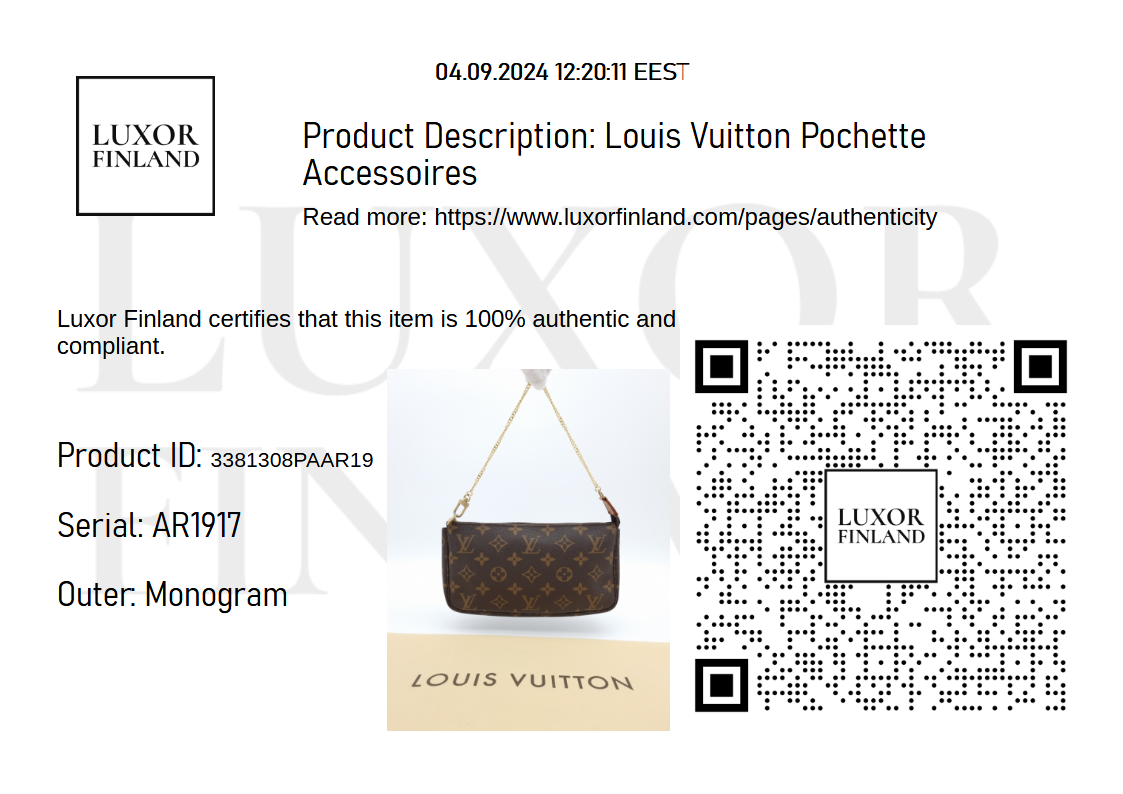 Louis Vuitton Pochette Accessoires