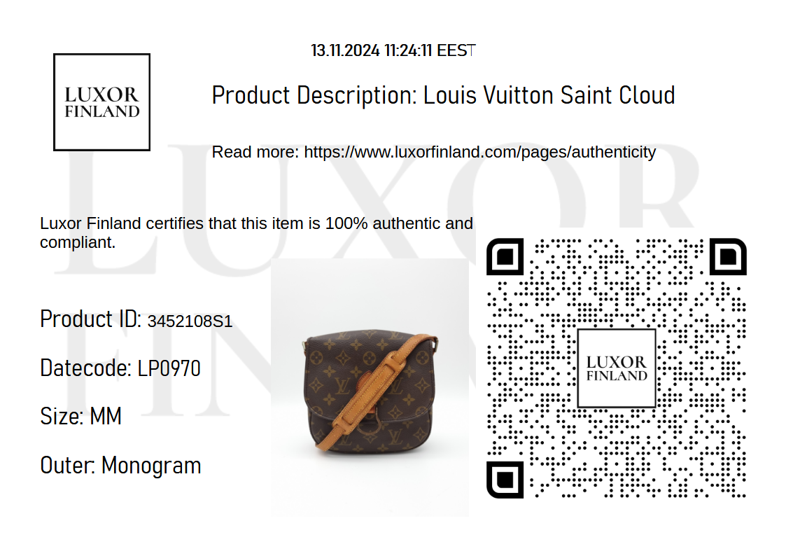 Louis Vuitton Saint Cloud MM