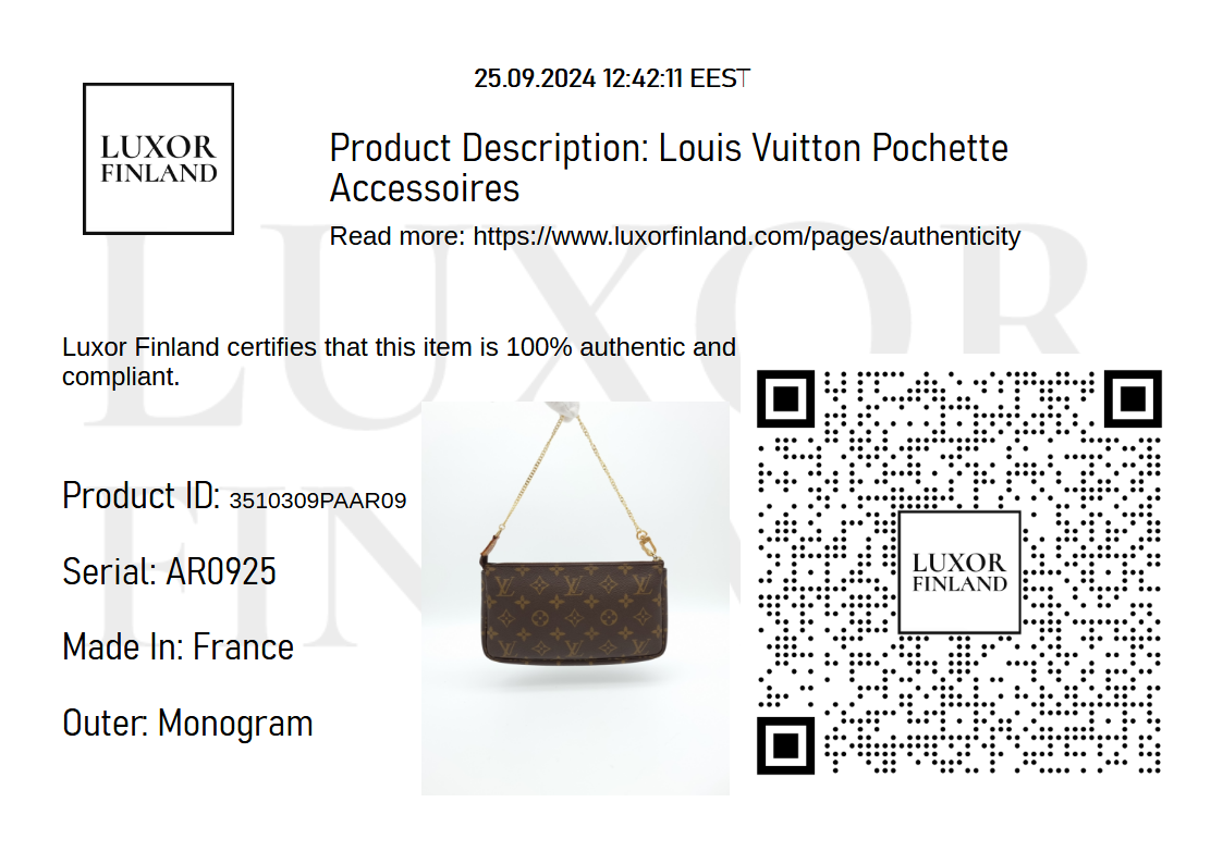 Louis Vuitton Pochette Accessoires