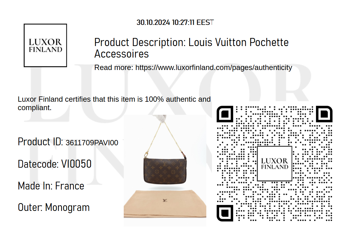 Louis Vuitton Pochette Accessoires