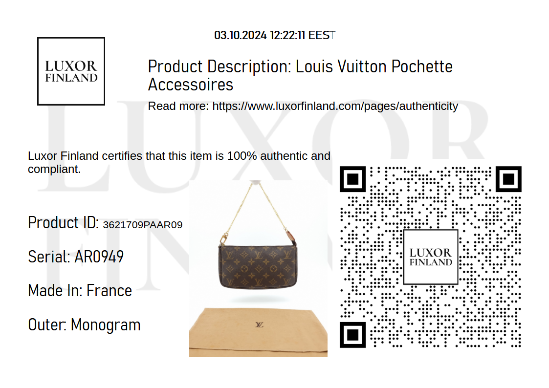 Louis Vuitton Pochette Accessoires