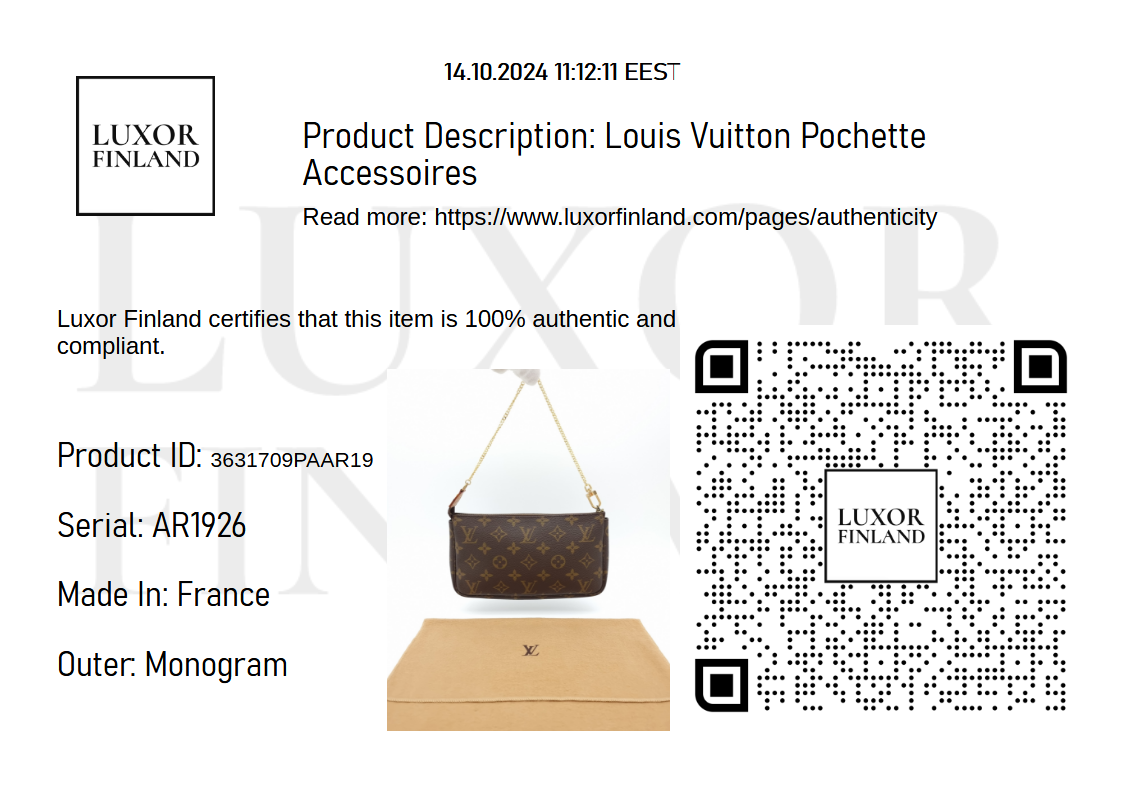 Louis Vuitton Pochette Accessoires