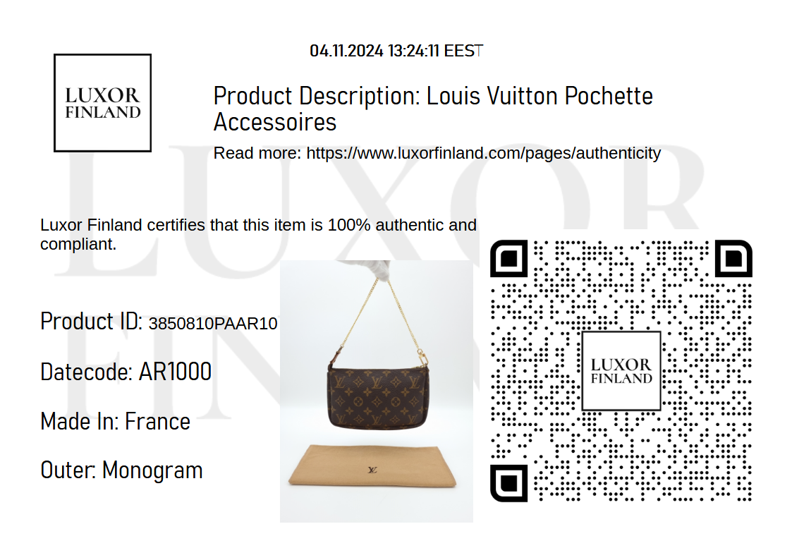 Louis Vuitton Pochette Accessoires