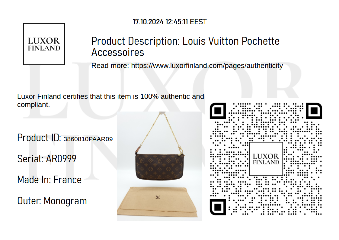 Louis Vuitton Pochette Accessoires