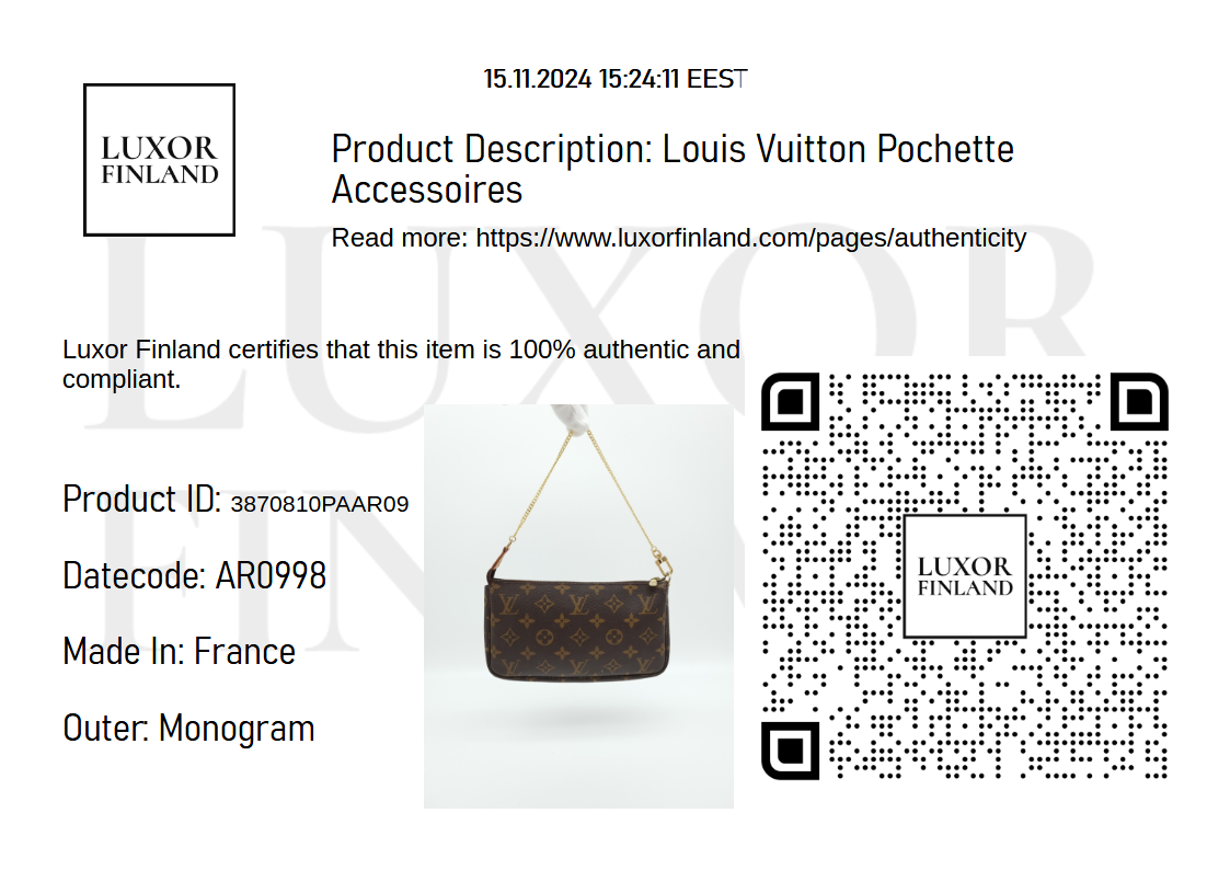 Louis Vuitton Pochette Accessoires