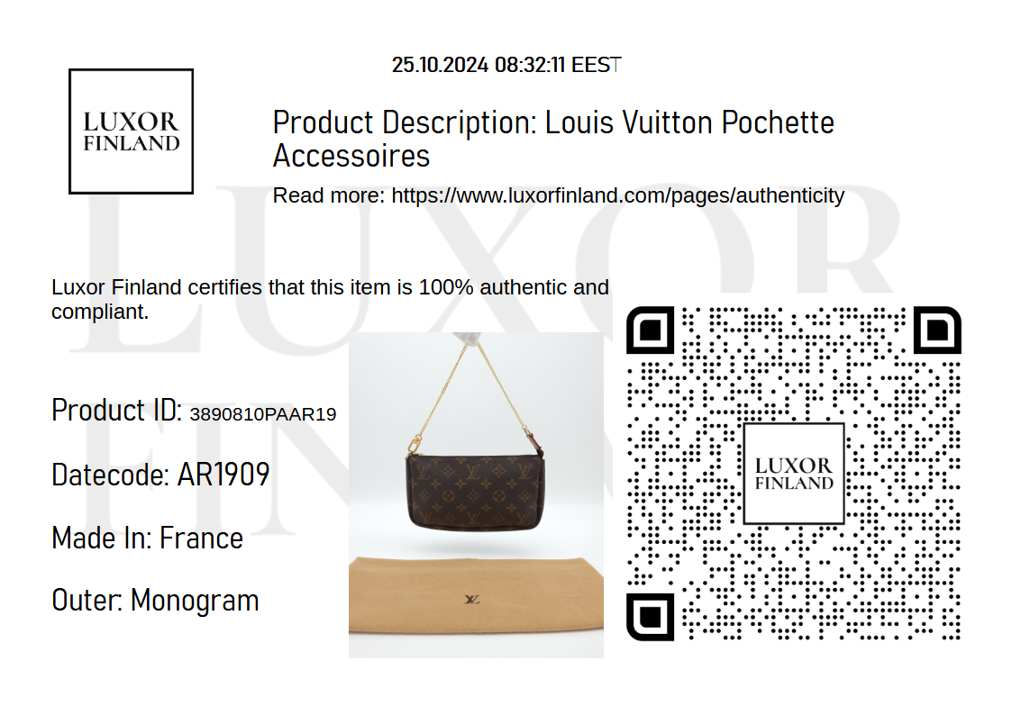 Louis Vuitton Pochette Accessoires