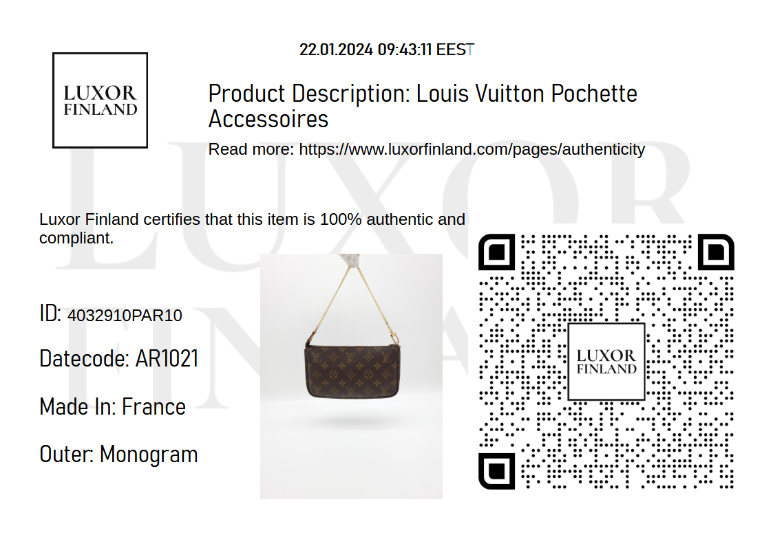 Louis Vuitton Pochette Accessoires