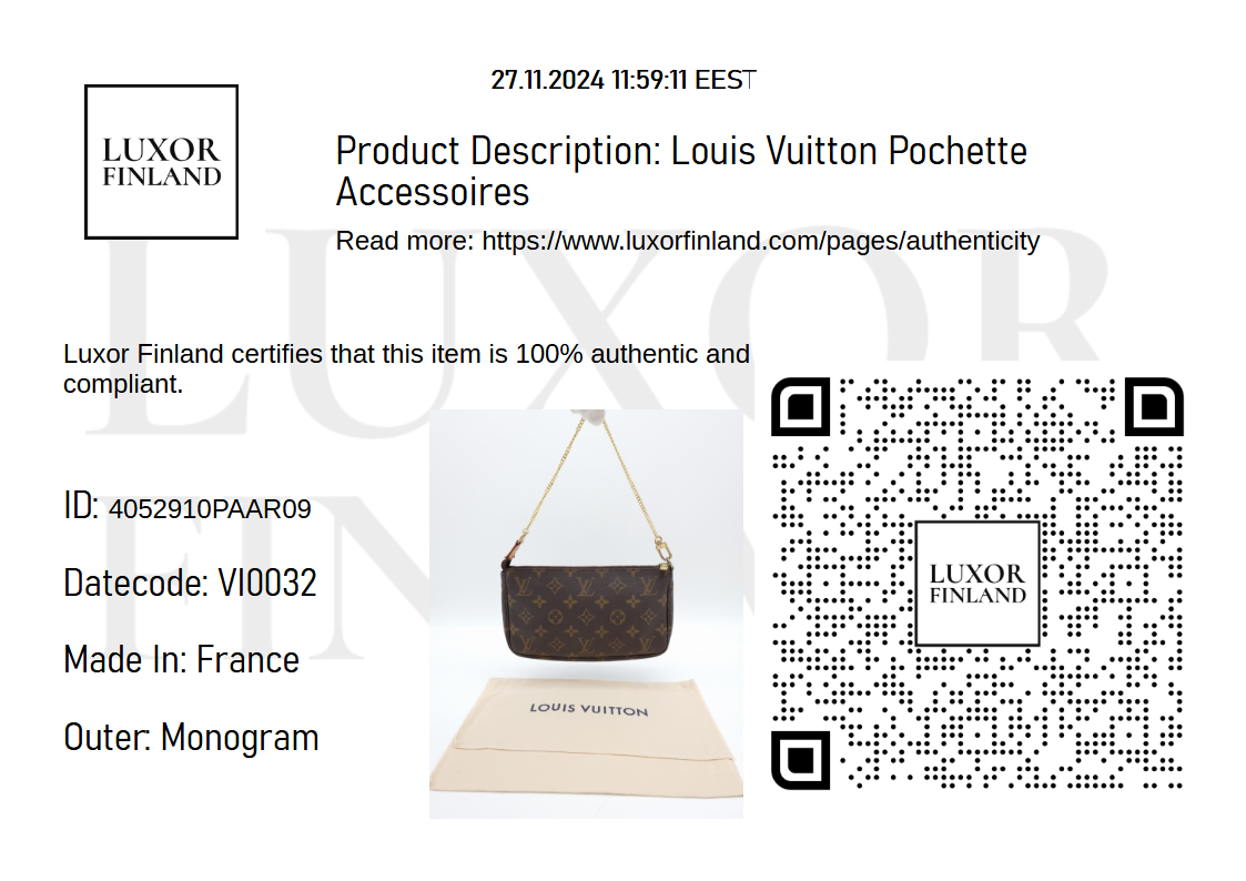 Louis Vuitton Pochette Accessoires