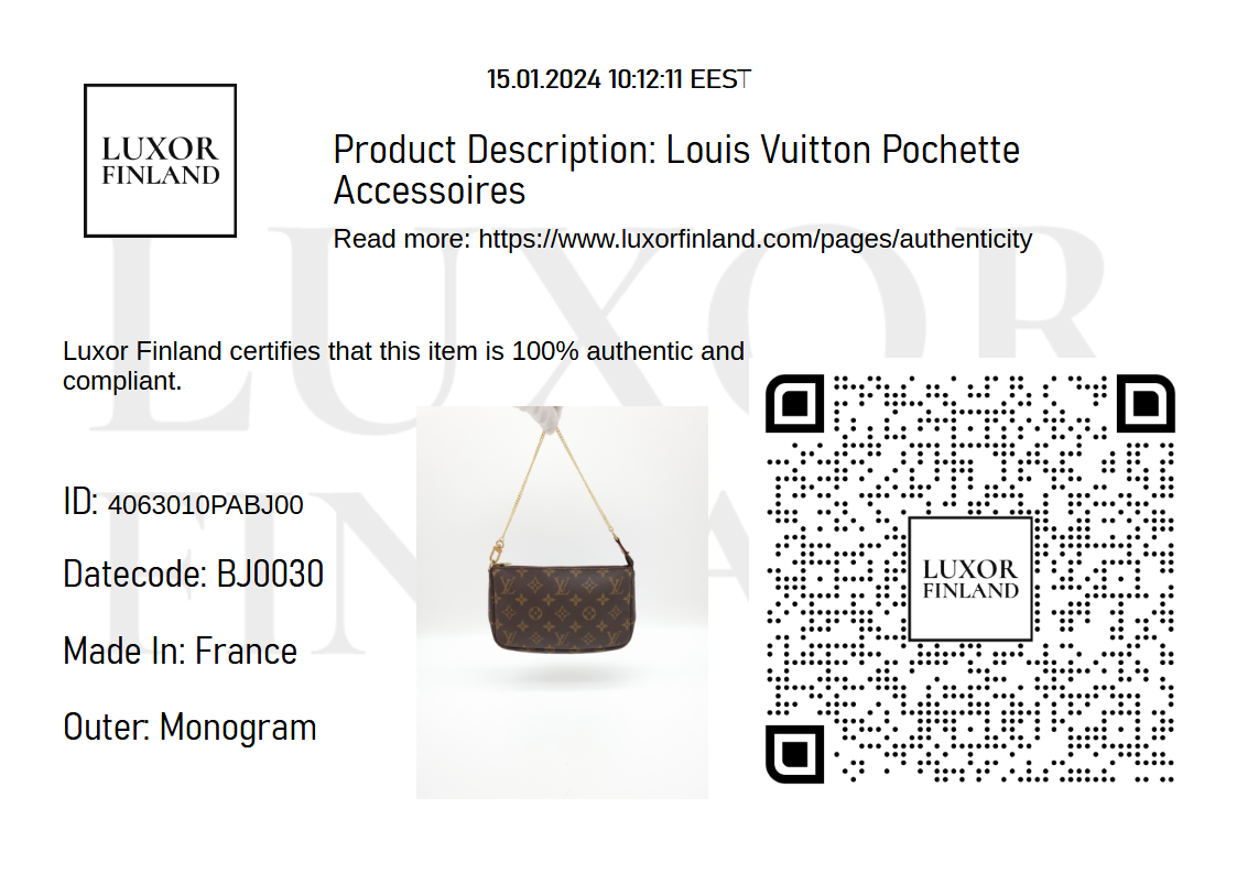 Louis Vuitton Pochette Accessoires