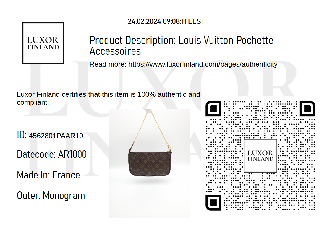 Louis Vuitton Pochette Accessoires