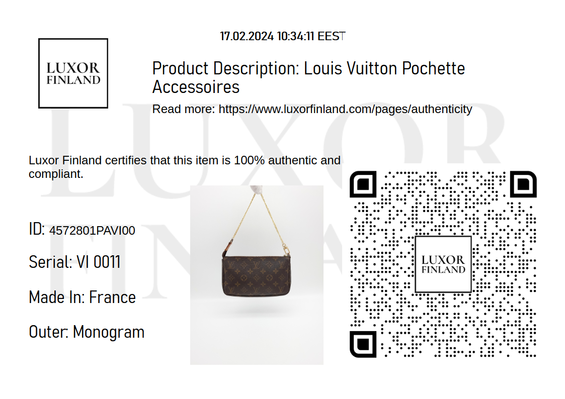 Louis Vuitton Pochette Accessoires