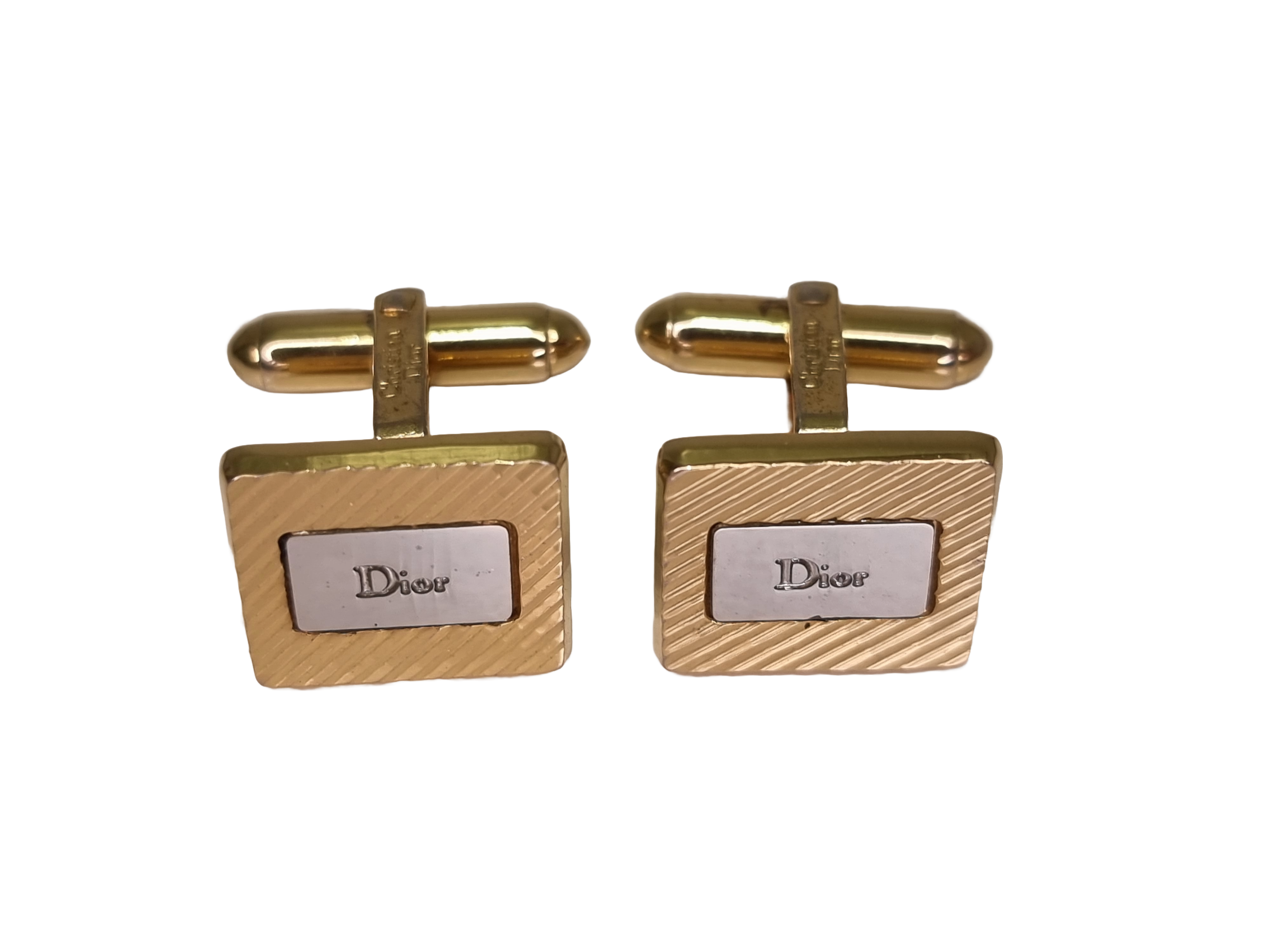 Christian Dior Gold Tone Cufflinks - 96636f