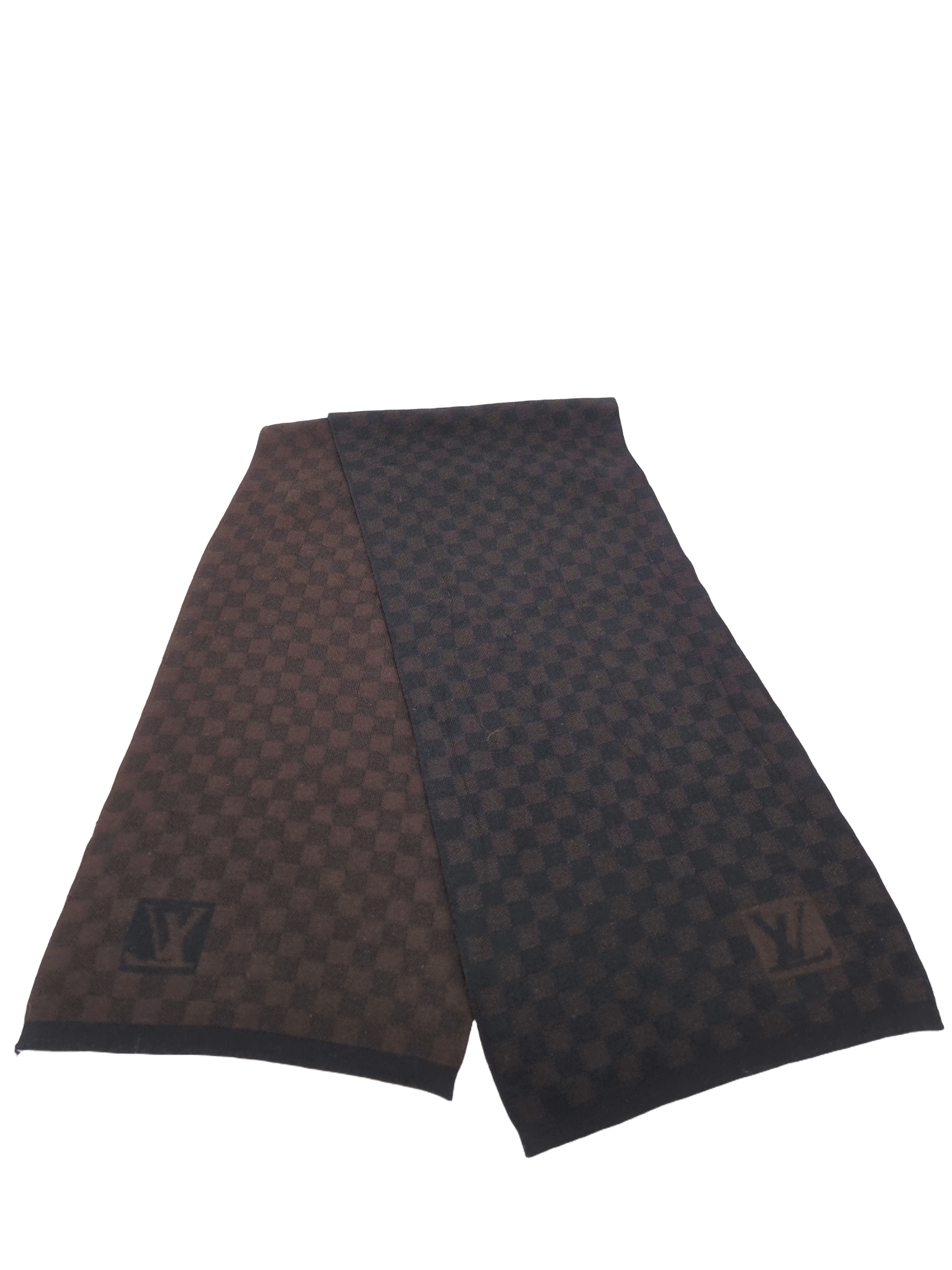 Louis Vuitton Damier Ebene Wool Scarf - 96636f